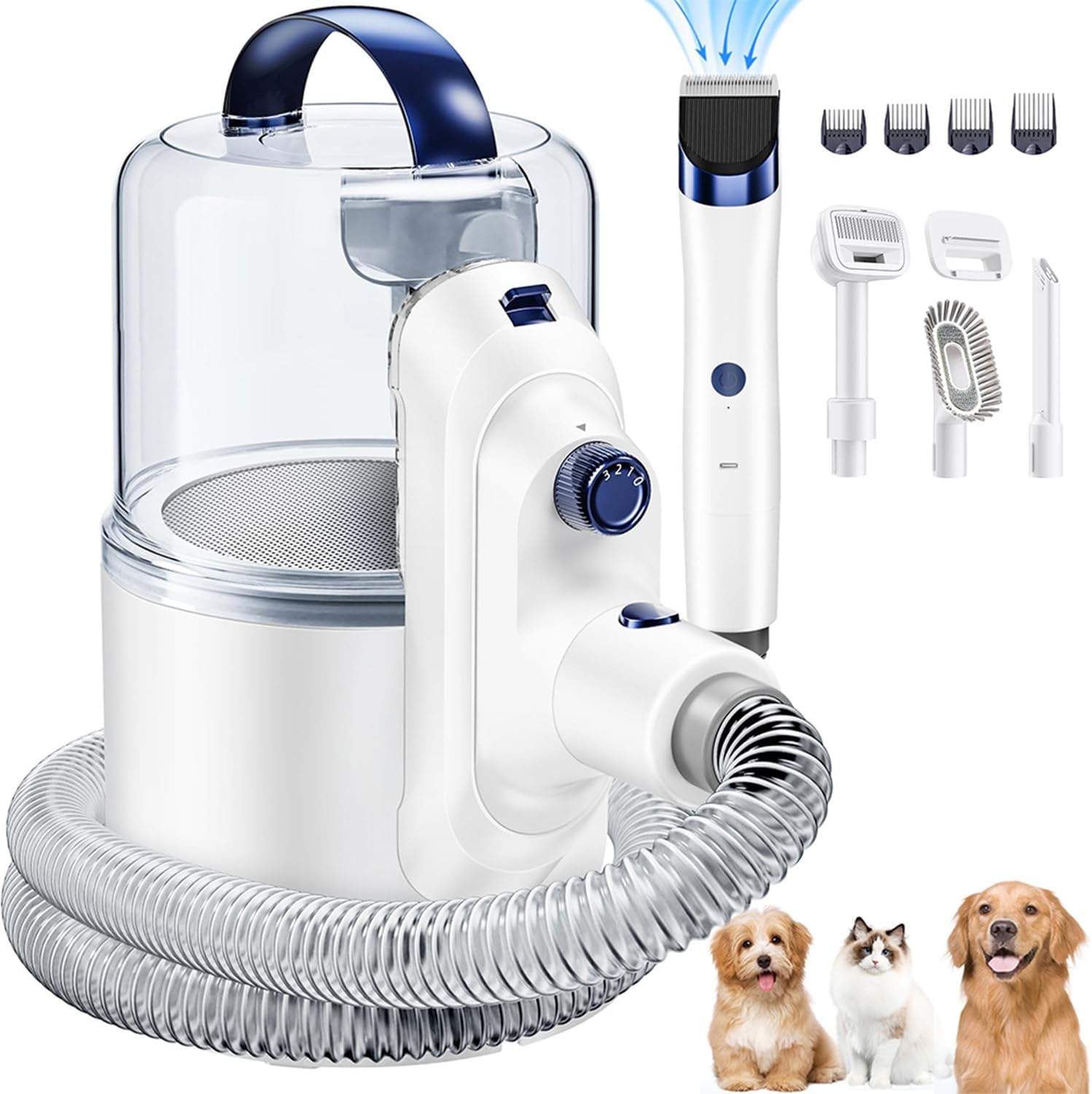 P10 Pet Hair Vacuum - 99% Hair Removal for Dogs & Cats