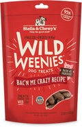 Freeze-Dried Raw Wild Weenies Dog Treats - High-Protein Bacon Training