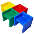 3-in-1 Cube Chair for Kids 4-Pack - Versatile Classroom Seating