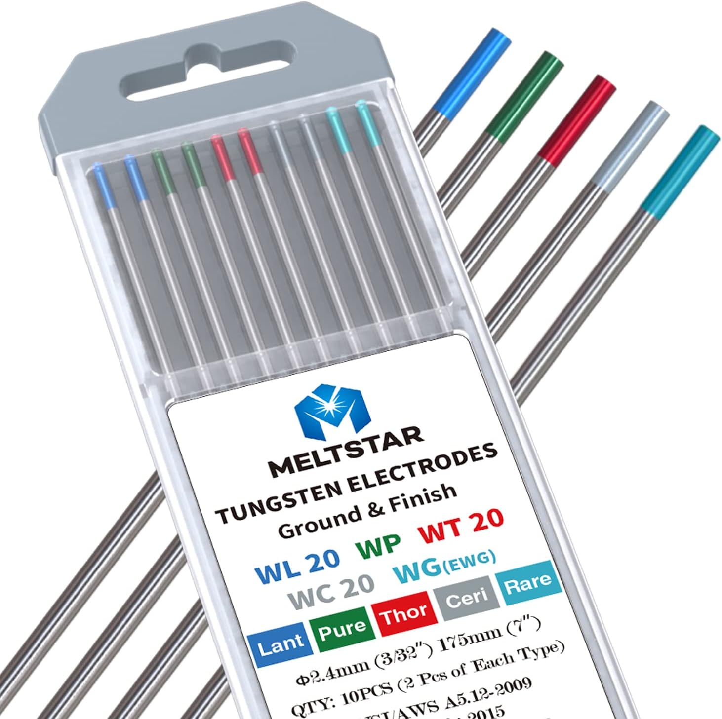 TIG Welding Tungsten Electrodes Combination for Precision Work