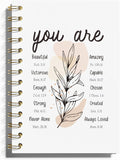 Inspirational Christian Notebook - Spiral Hardcover Prayer Journal