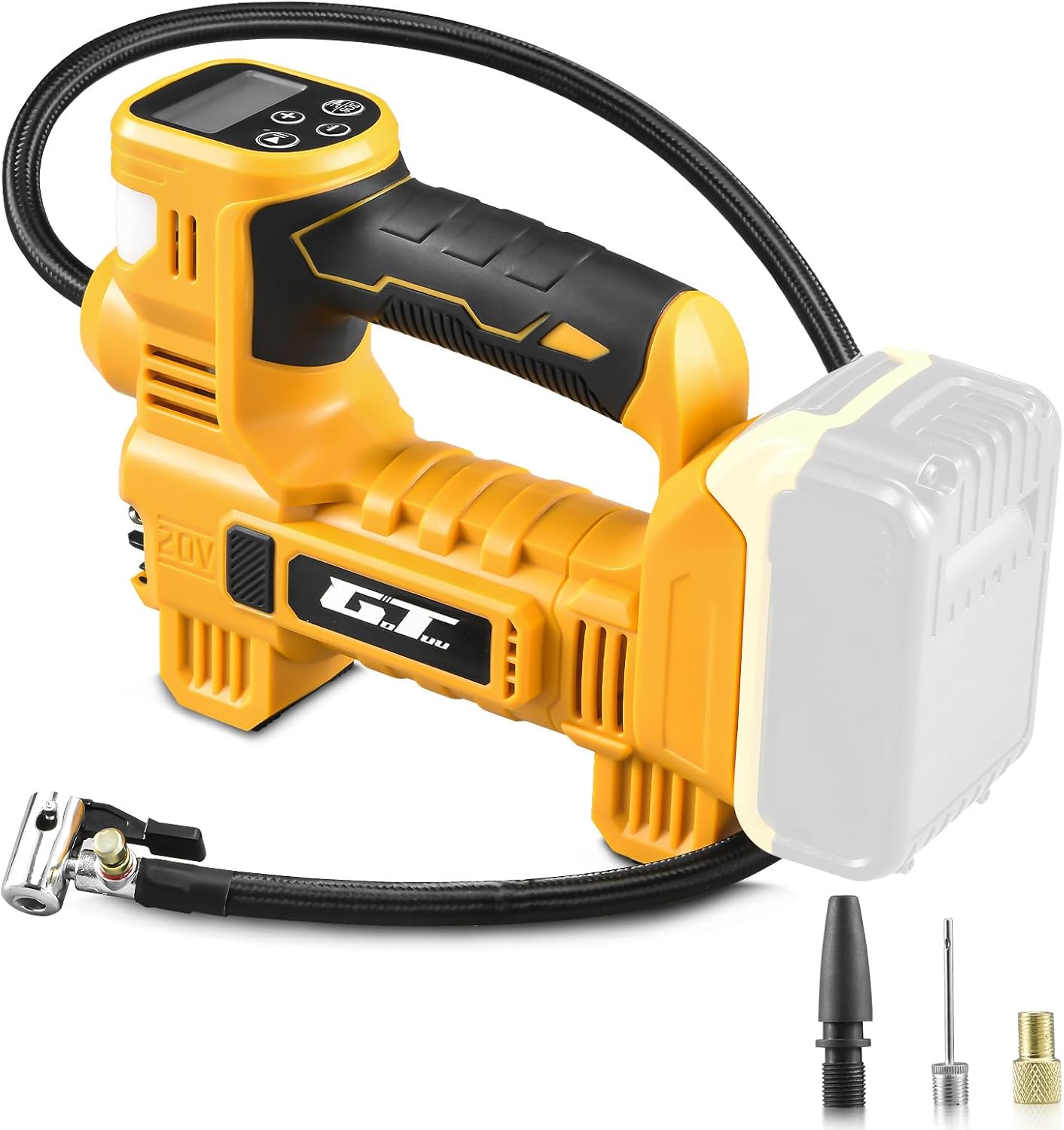 Cordless Tire Inflator Air Compressor for Dewalt 20V Max Battery
