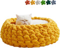 Cat Nest Bed Premium Handwoven Round Cave House - Extra Soft