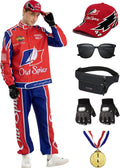 Race Car Driver Costume Jumpsuit for Adults - Complete Racing Set