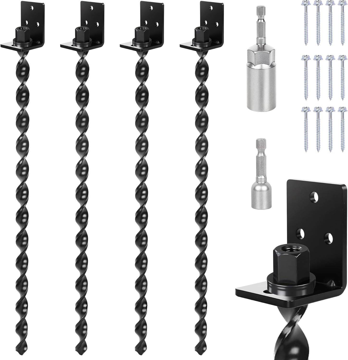 24 Inch Heavy Duty Ground Anchors for Mobile Homes and More
