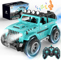 DEERC Remote Control Car with Fog Mist & Music - All Terrain Fun