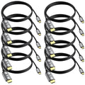 4K USB C to HDMI Cable 6FT 10-Pack - High Speed USBC to HDMI