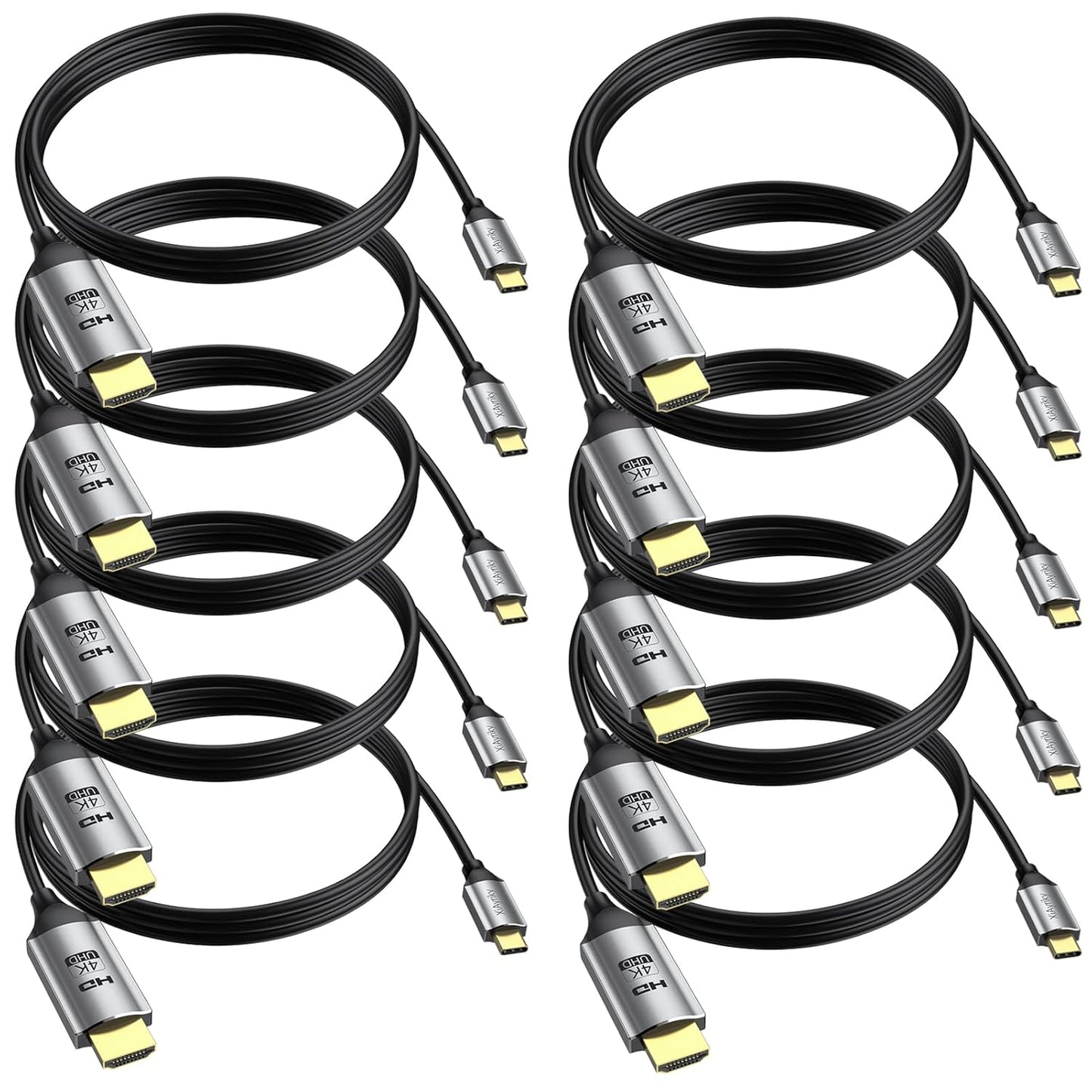 4K USB C to HDMI Cable 6FT - High Speed Type C Cord for Devices