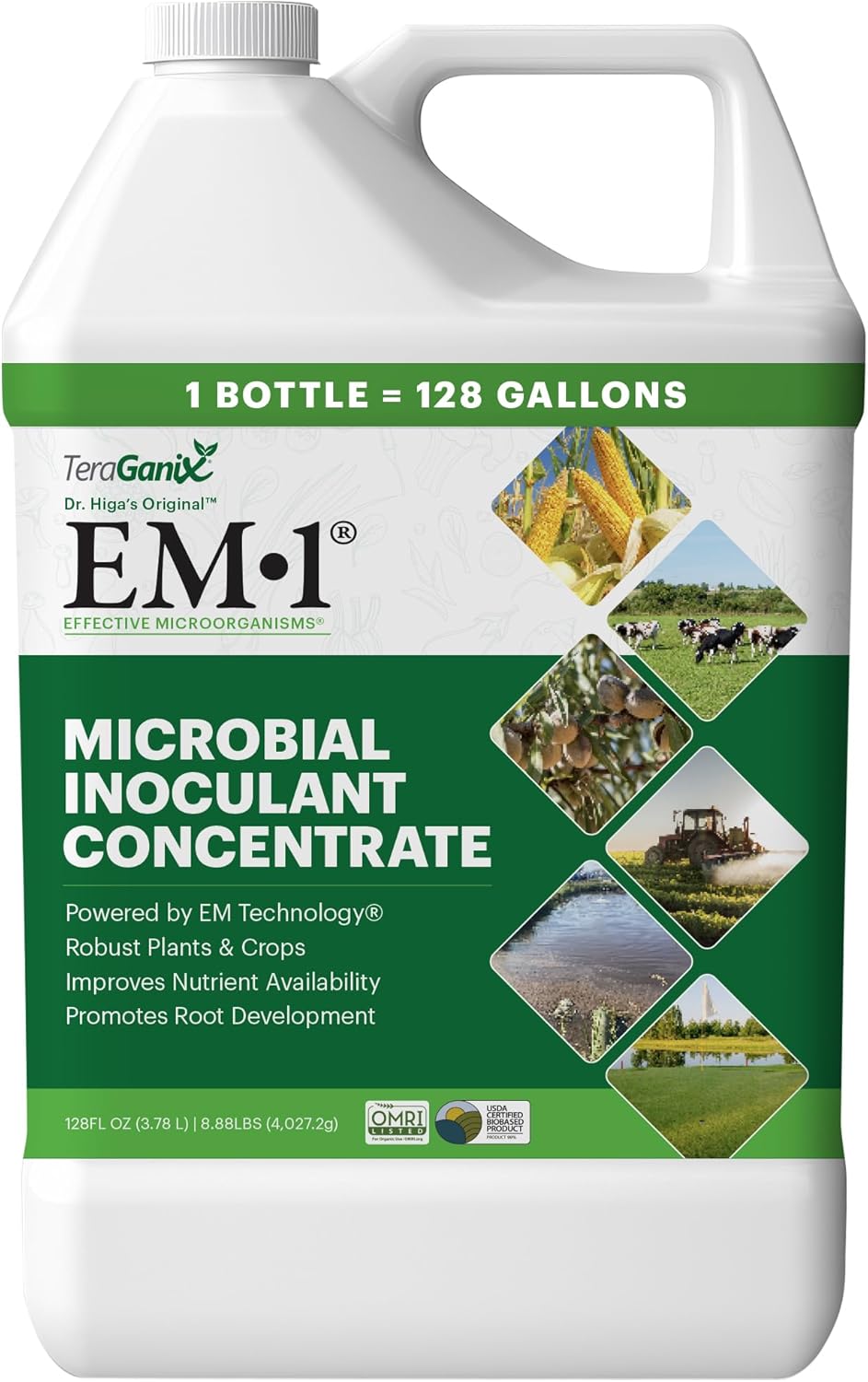 TeraGanix EM-1 Microbial Inoculant Concentrate for Soil Health