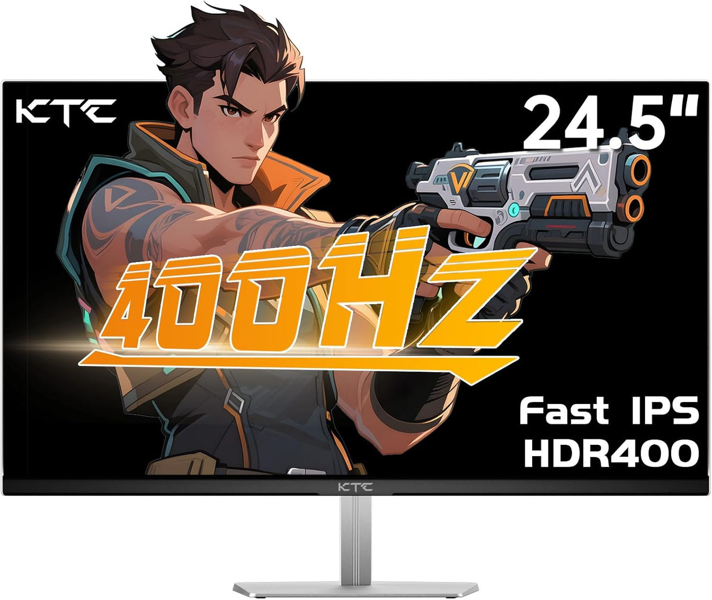 KTC 24.5 Inch Gaming Monitor with 400Hz Refresh Rate and HDR