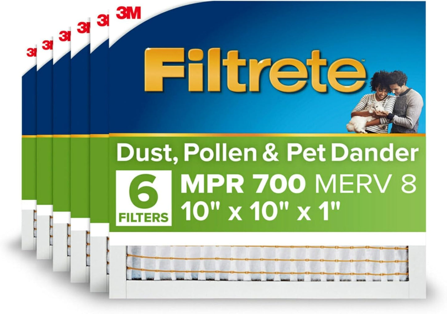 Filtrete 10x10x1 AC Furnace Air Filter - MPR 700, MERV 8