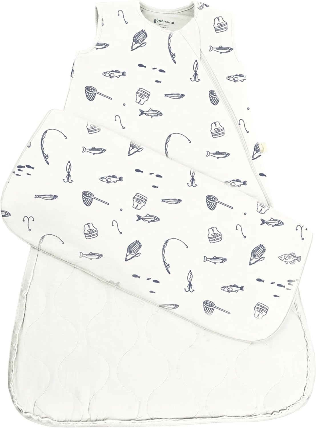 GUNAMUNA Unisex Baby Toddler Wearable Sleeping Bag for Comfort