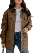 Quilted Jackets for Women Lightweight Button Down Puffer (Style KL71)
