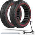 10x2.125 Scooter Tire Solid Rubber Tubeless Replacement - No Flats
