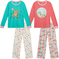Eddie Bauer Girls' Pajama Set - Cozy 4 Piece Fleece Set