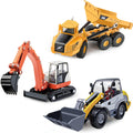 iPlay, iLearn Heavy Duty Construction Site Playset - Durable Metal
