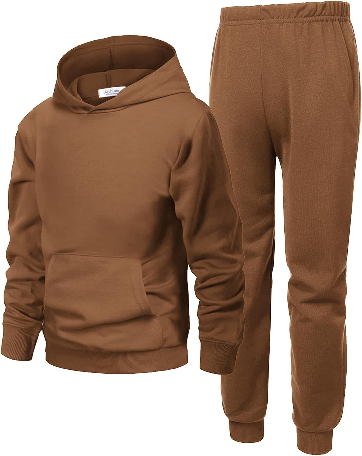 Arshiner 2 Piece Outfit Boys Pullover Hoodies Sweatshirt Set