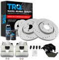TRQ Performance Brake Pad & Rotor Kit for VW Beetle Jetta Golf