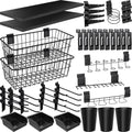 43 Pcs Slatwall Accessories Organizer Kit - Complete Tool Storage
