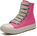 MOFEEDOUKA Womens High Top Sneakers with Zipper - Stylish Comfort
