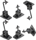 Universal Satellite and Audio Speaker Mount Bracket 6-Pack - Flexible