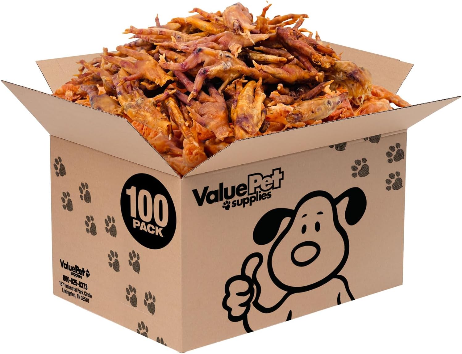 ValueBull Chicken Feet for Dogs - Natural Chew Treats for Health