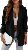 KIRUNDO Oversized Blazer for Women - Lightweight Office Jacket Women's