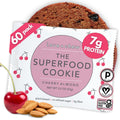 Love + Chew Cherry Almond Protein Cookies - Bulk Box of 60