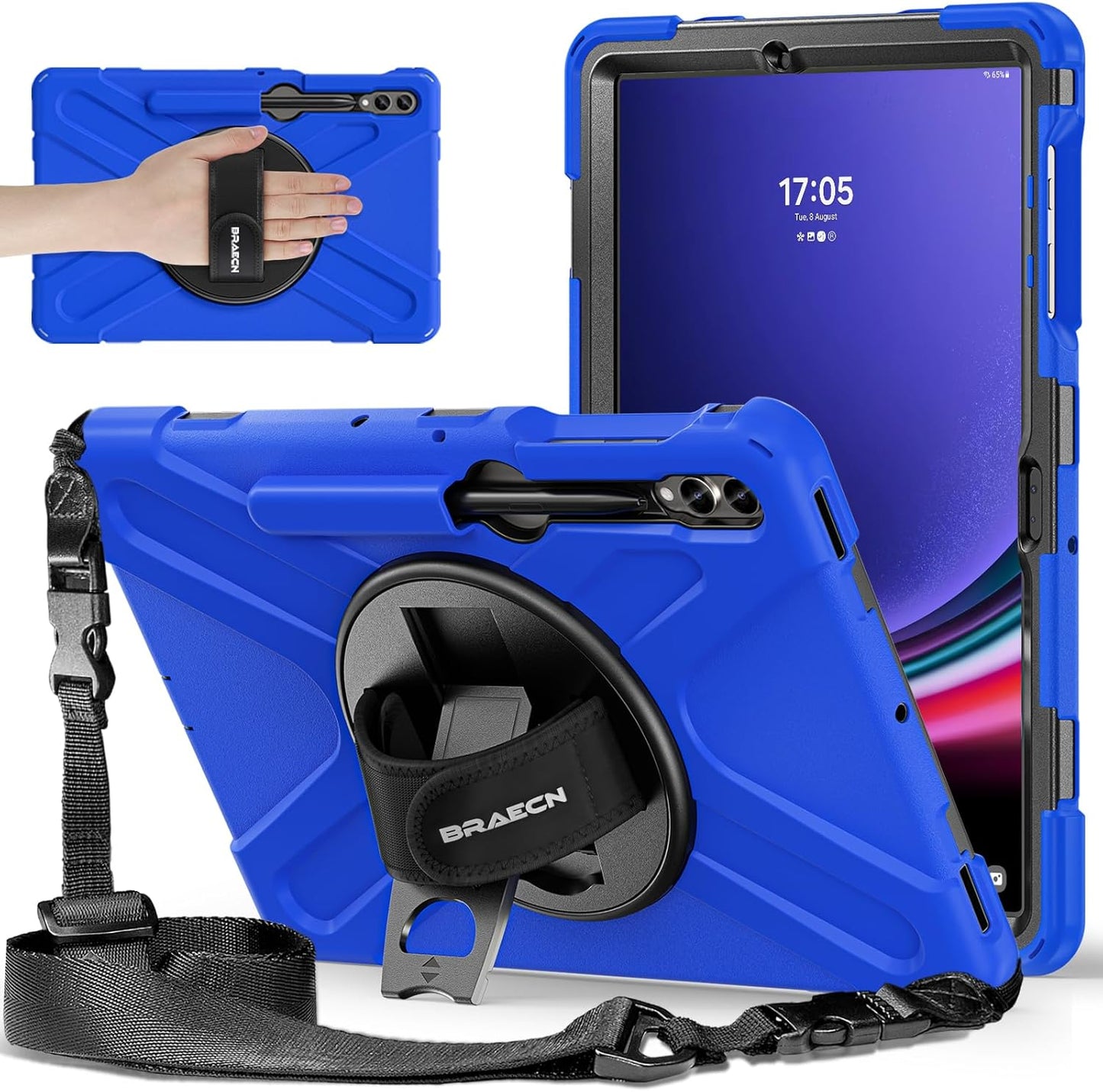 Shockproof Protective Case for Samsung Galaxy Tab S10+ Plus 12.4 in