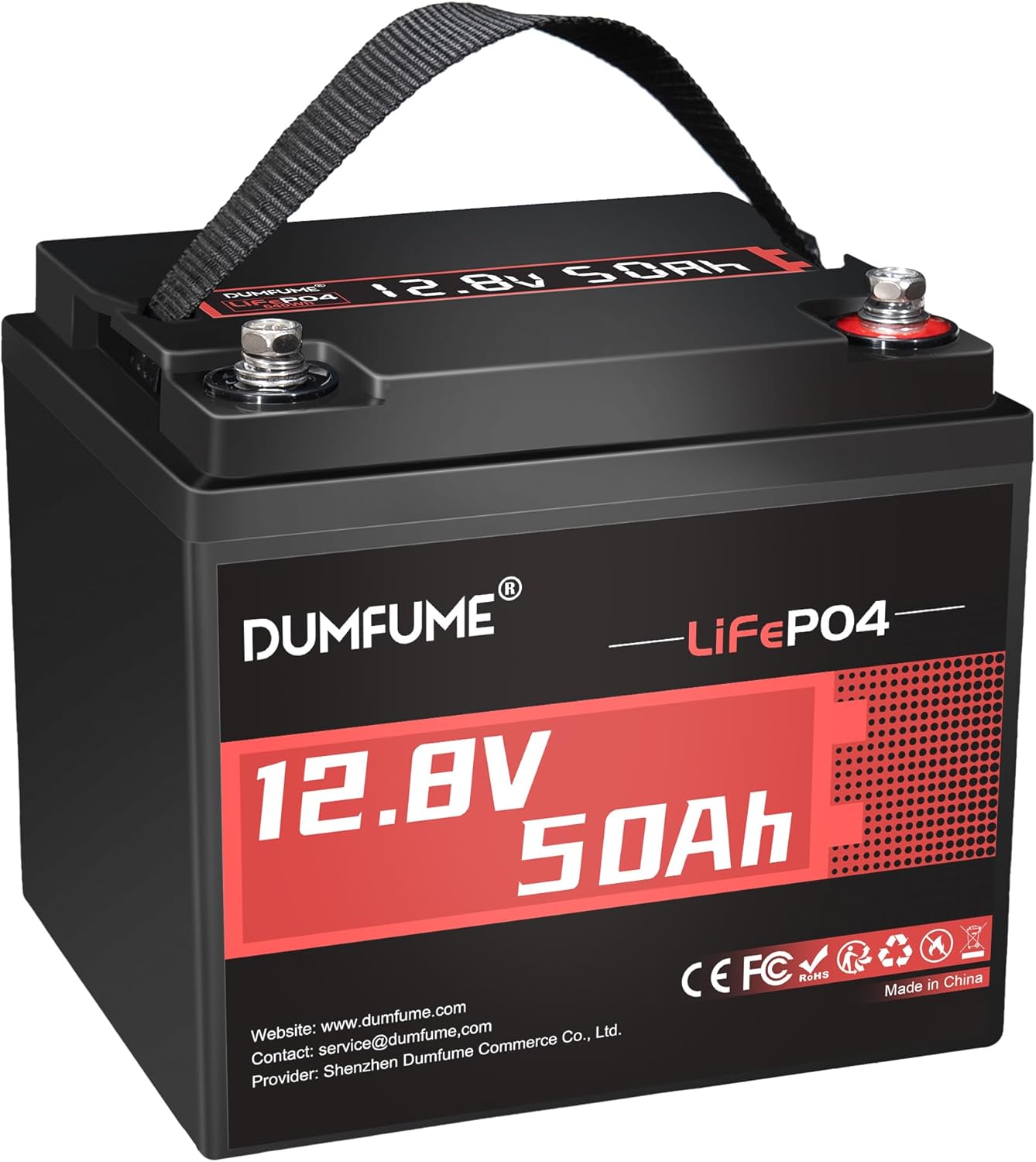 12.8V 50Ah LiFePO4 Lithium Battery for RVs and Camping Needs