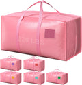 Extra Heavy Duty Large Moving Bags with Reinforced Zipper - 6 Pack