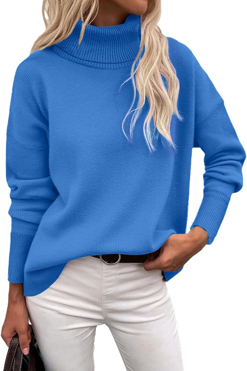 Zeagoo Women's Turtleneck Sweater for Trendy Fall Style