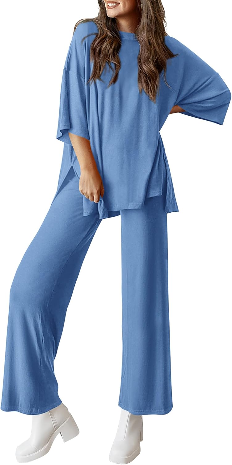 PRETTYGARDEN Two Piece Sets for Women Summer Fashion Lounge Set