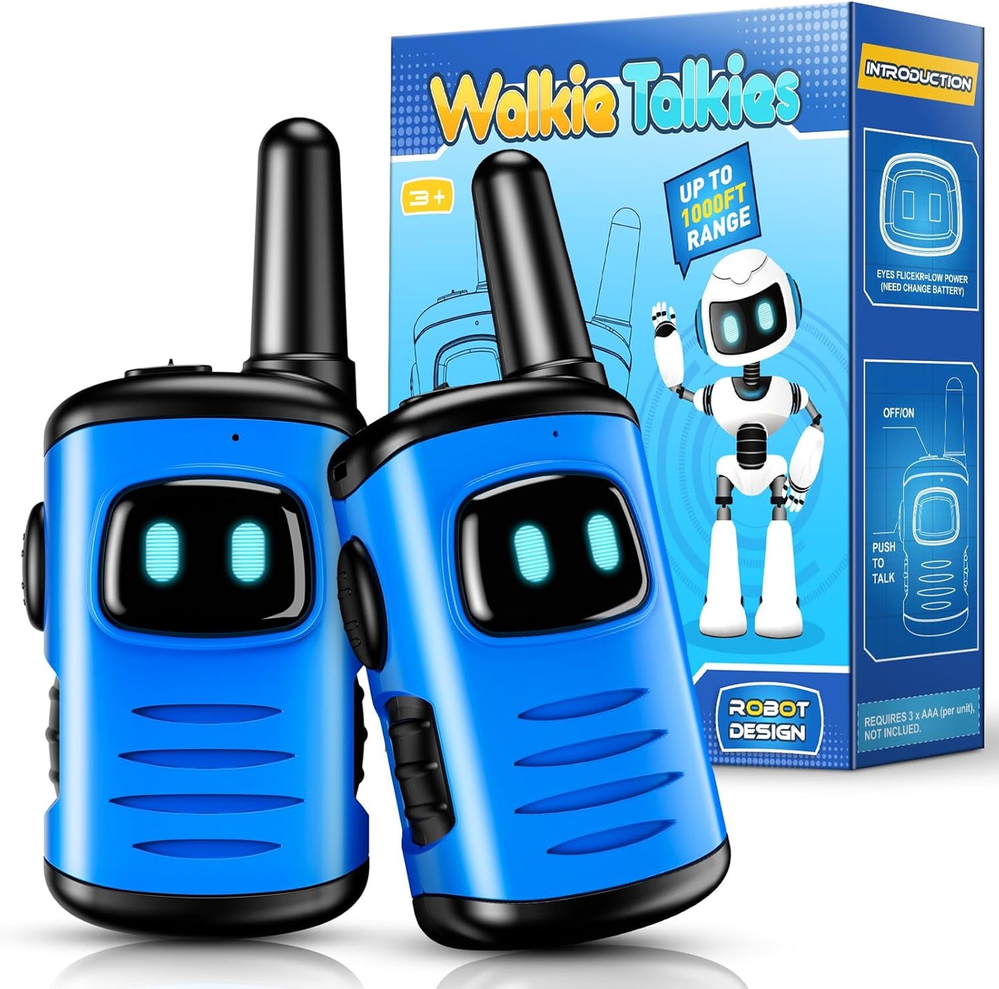 Mini Robot Walkie Talkies: Outdoor Fun for Boys!