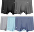 Premium Men's Naked Feeling Air Micro Modal Boxer Briefs - Ultra Soft