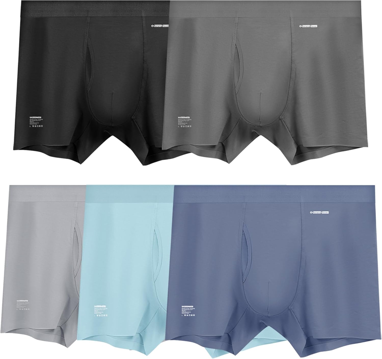 Premium Men's Naked Feeling Micro Modal Boxer Briefs for Comfort