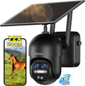 4G 12X Hybrid Zoom Solar Wireless PTZ Security Camera - Remote Ready