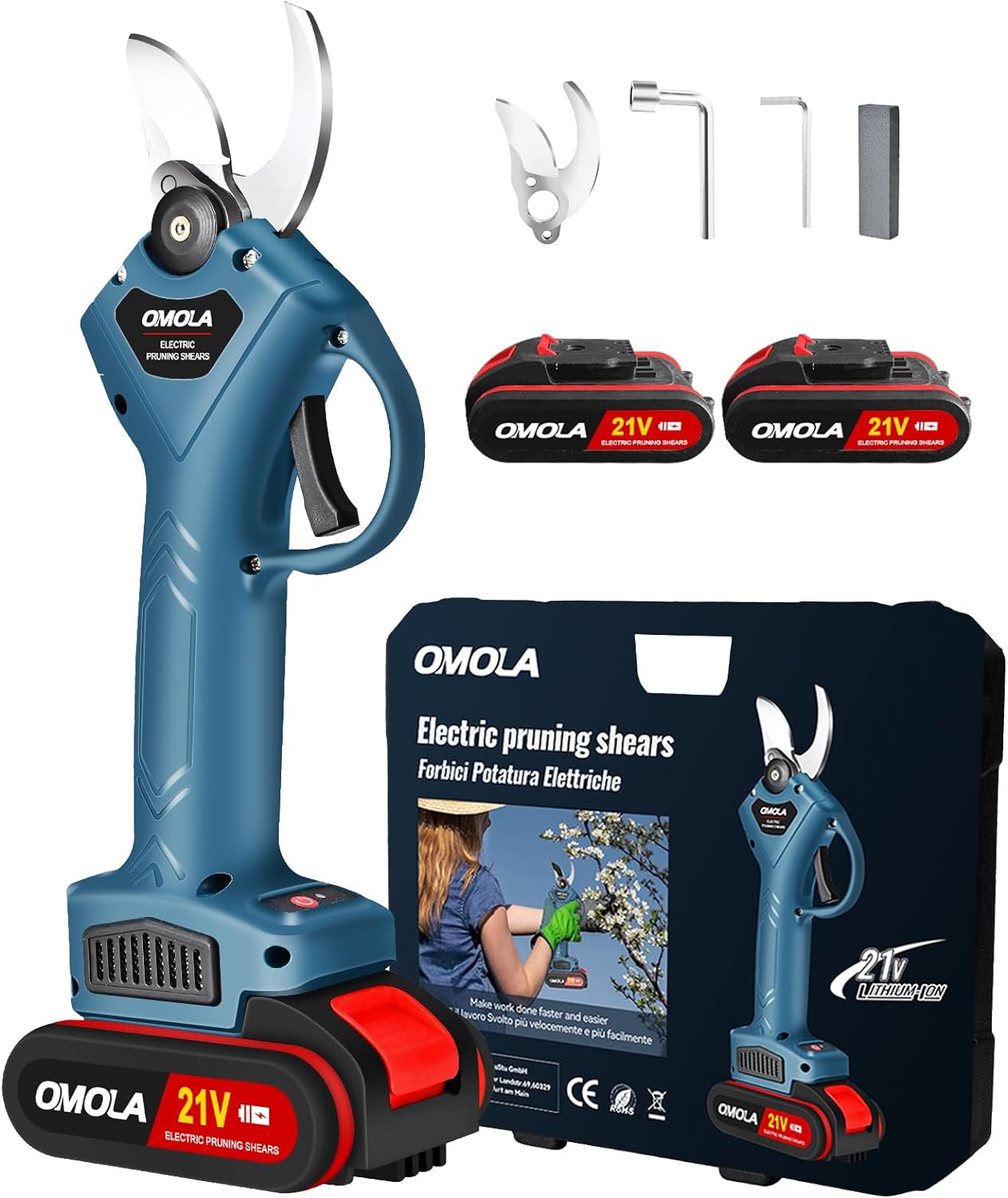 OMOLA Electric Pruning Shears for Effortless Garden Maintenance