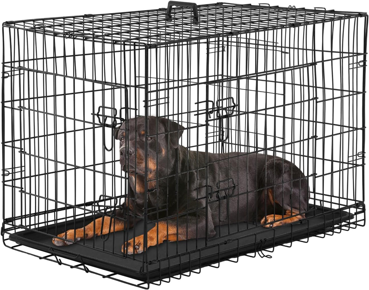 PayLessHere Large Dog Crate Kennel for Medium Large Dogs
