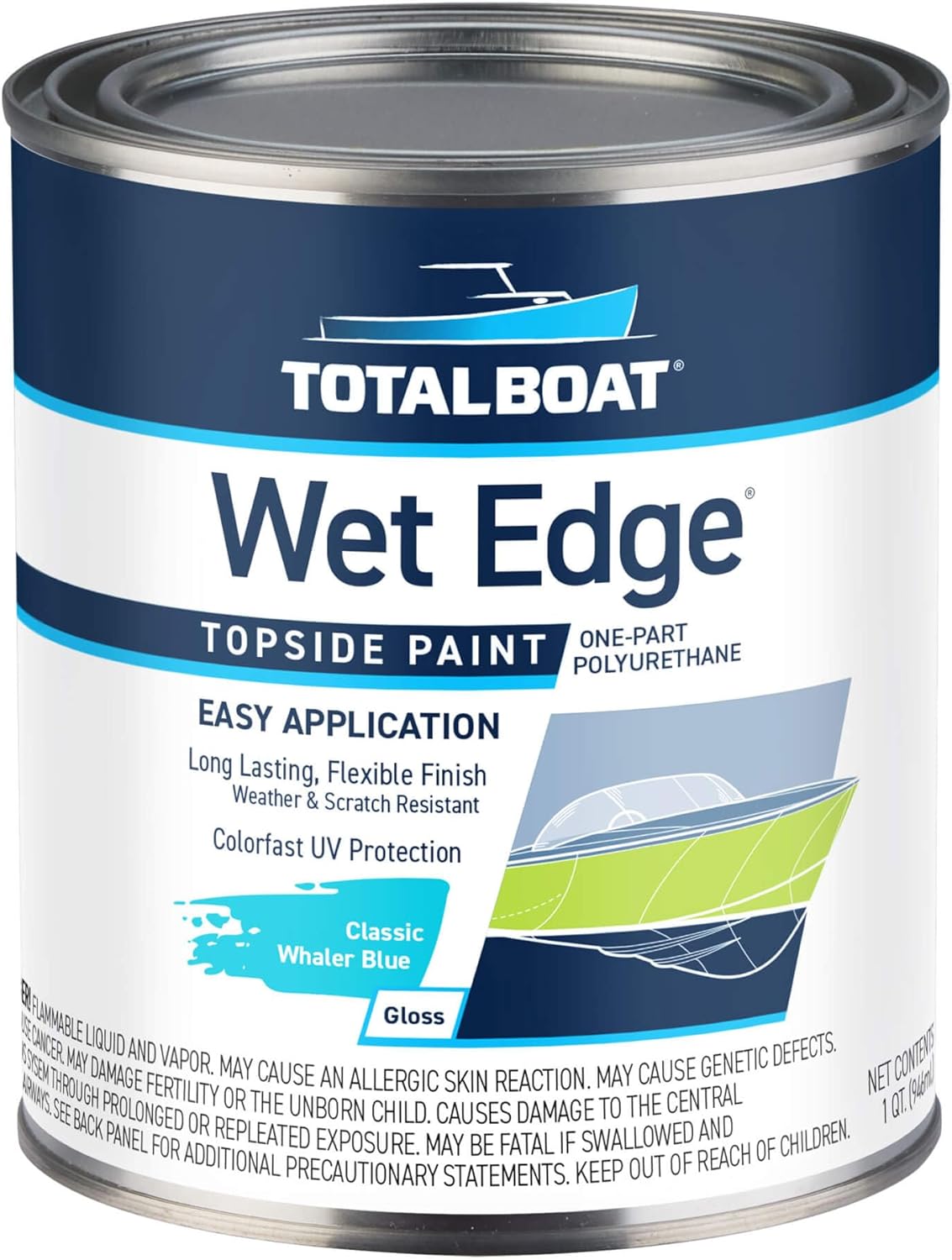 TotalBoat Wet Edge Marine Paint for Boats, RVs, and More