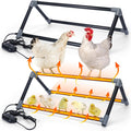 Coop Heated Chicken Perch - Prevents Frozen Roosting