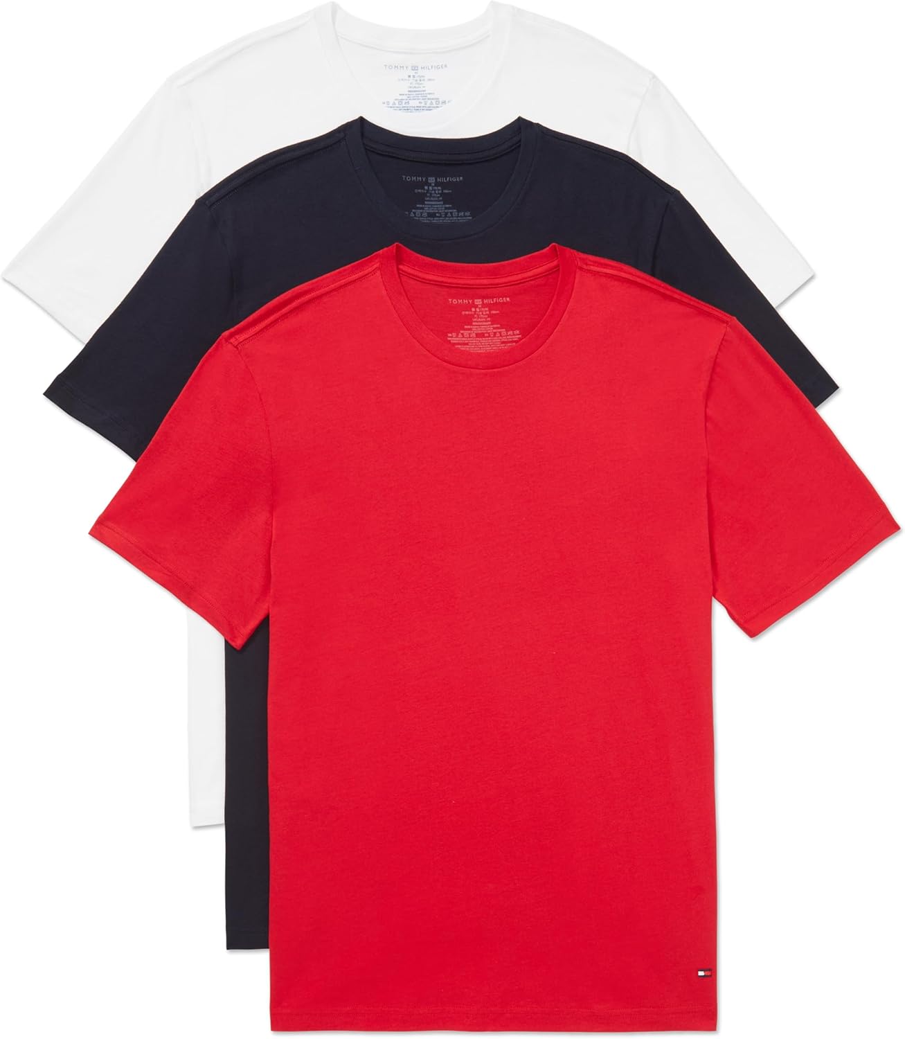 Tommy Hilfiger Men's Undershirt - Classic Cotton Crew Tee