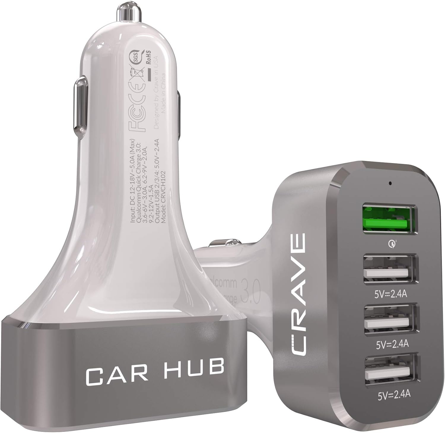 Fast Charge On-the-Go: Crave CarHub USB Charger