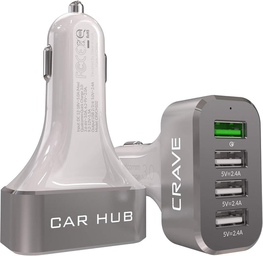 Fast Charge On-the-Go: Crave CarHub USB Charger