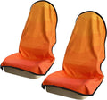 Waterproof Towel Car Seat Covers for Trucks and SUVs, Orange