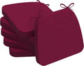 D-Shaped Chair Cushions 2in Thick Dining Chair Pads - Steady Comfort
