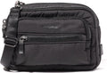 Baggallini Triple Zip Small Crossbody Bag for Women - Lightweight