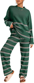 LILLUSORY 2 Piece Sets for Women - Striped Knit Sweatsuit 2025