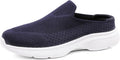 Mules for Women Slip on Sneakers Knit Flats - Lightweight Comfort