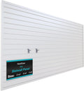 NeatiEase Slatwall Panel Wall Storage Systems 4 x 8ft - Heavy Duty PVC